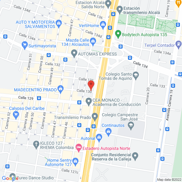 Map of Pafiss De Colombia S.A.S.