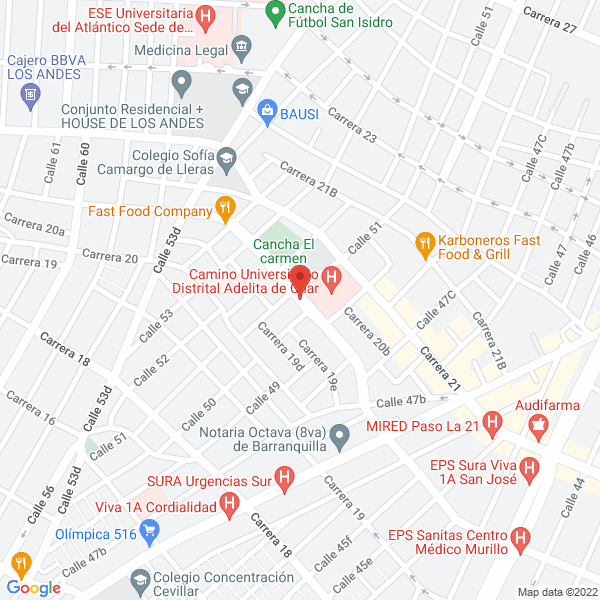 Map of Estación De Taxis Pediátrico