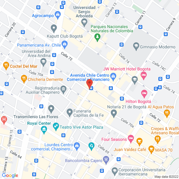 Map of Dream Team Publicidad S.A.S.