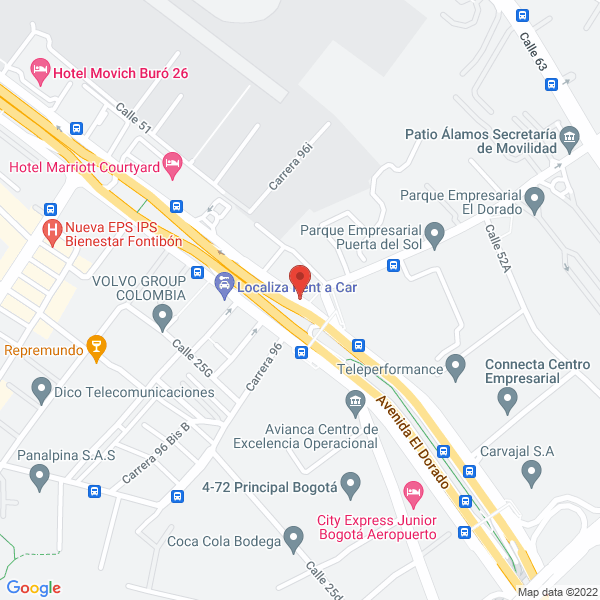 Map of Drogas El Puente
