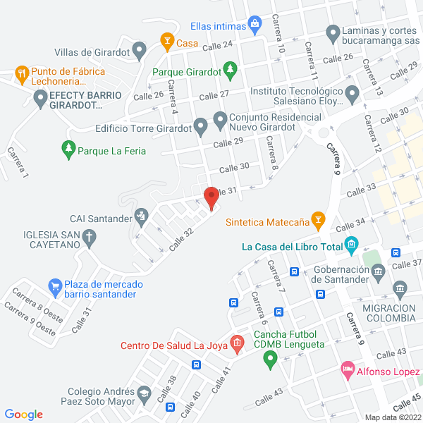 Map of Drogas Rino