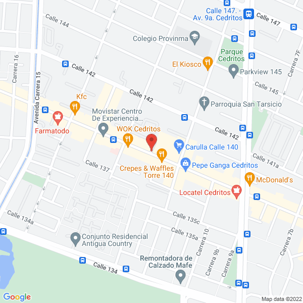 Map of Droguería Belmira Plaza