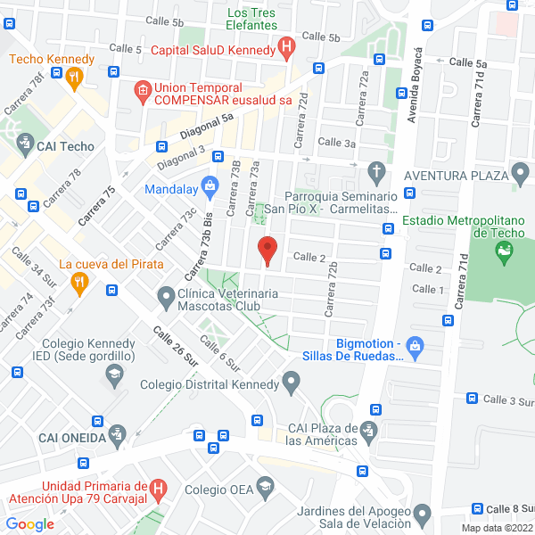 Map of Droguería Cadena