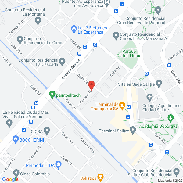 Map of Droguería Carlos Lleras