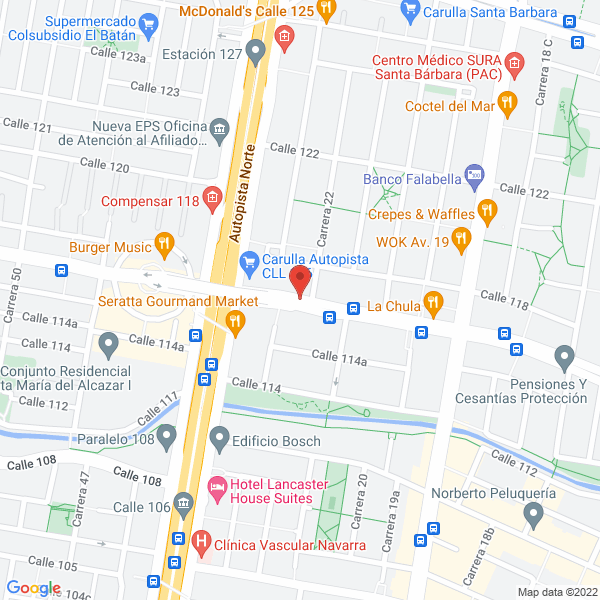 Map of Droguería Famisol