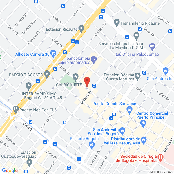 Map of Explosión Creativa Y Publicidad