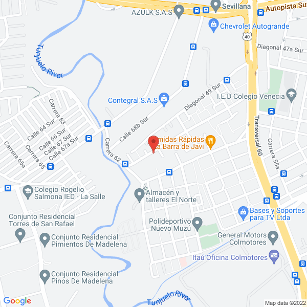 Map of Gran Ferretería Industrial S.A.S.