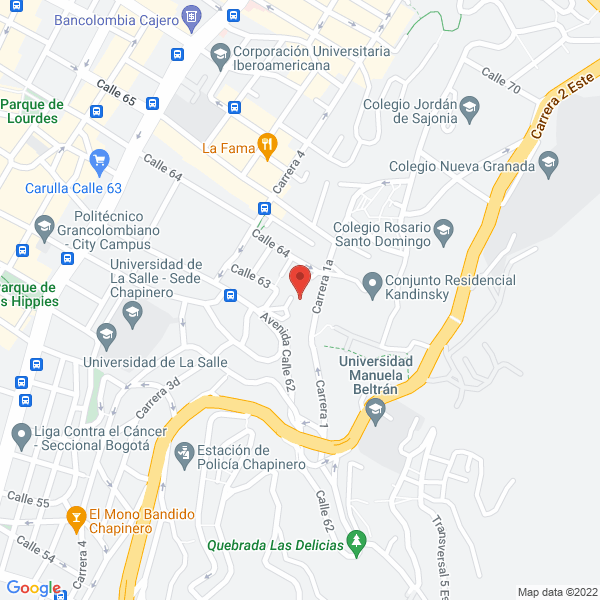 Map of Grandes Inversiones Y Negocios De Colombia S.A.S.