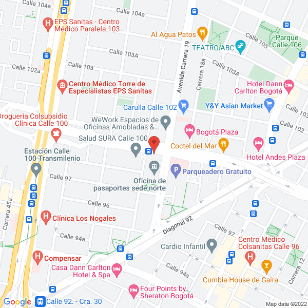 Map of Grandison Consulting S.A.S.