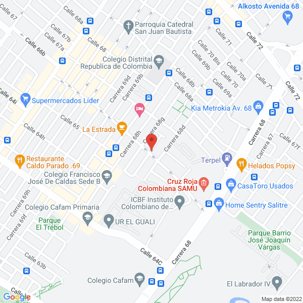 Map of Jc Ingeniería Y Construcción S.A.S.