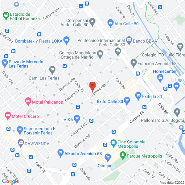 Map of Inproyec