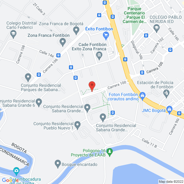 Map of Instalaciones De Puertas Y Ventanas P&C S.A.S.