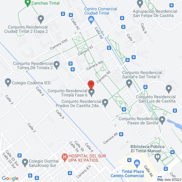 Map of Lozano Lopez Hnos Y Cia Ltda
