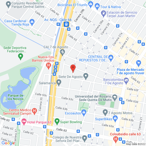 Map of Lp Rectificadora