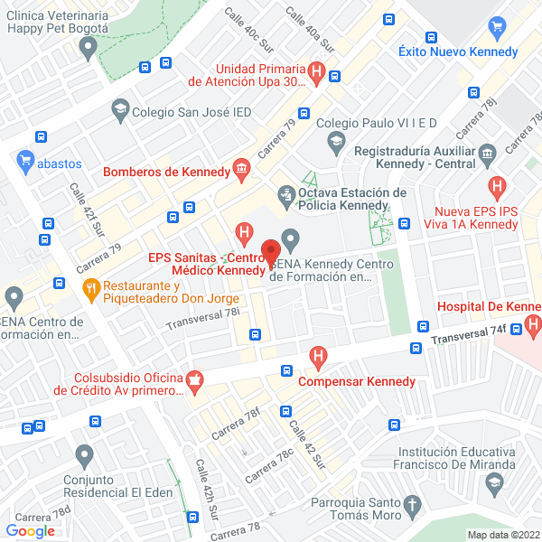 Map of Lubrillantas Colombia S.A.S.