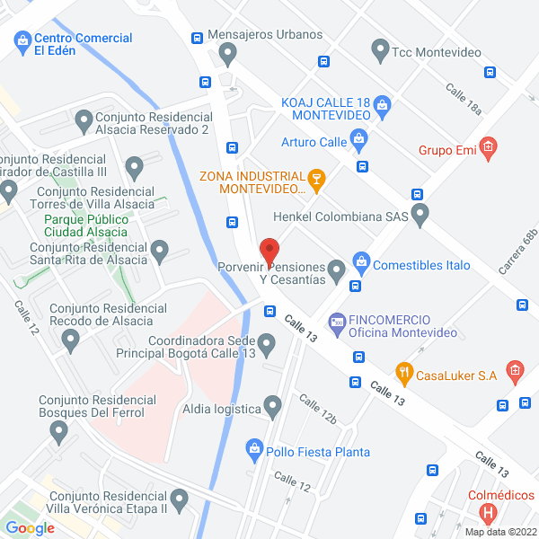 Map of Lubriservicios Montevideo Ltda