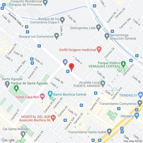 Map of Masapán S.A.