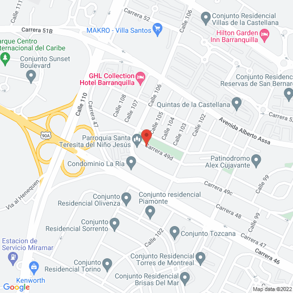 Map of Nutrifarm De Colombia Ltda.