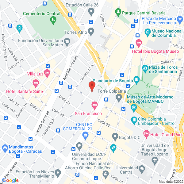 Map of O M Viajes Y Turismo S.A.S.