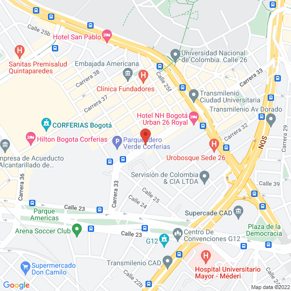 Map of O-Tek Internacional S.A.