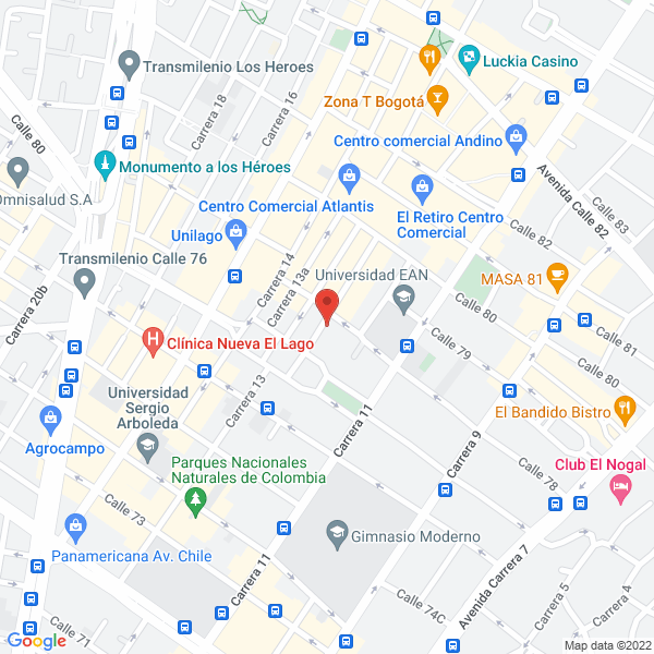 Map of Obrarte S.A.S.