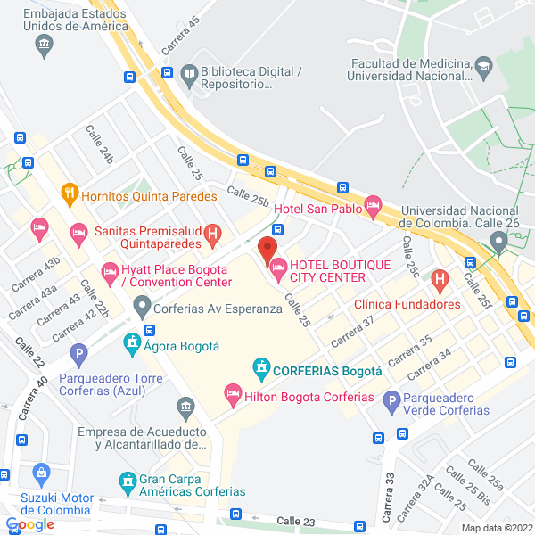 Map of Obras Y Diseños S.A.