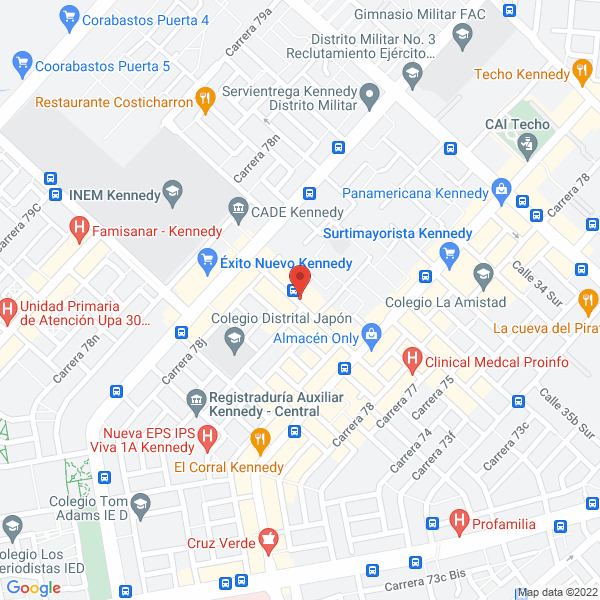 Map of Ocampo John Alexánder