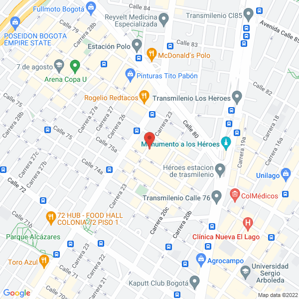 Map of Ofipartes S.A.