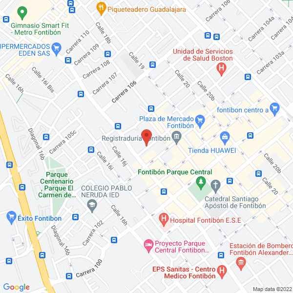 Map of Mega Impresiones C&G S.A.S.