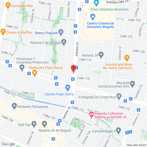 Map of Megs Financial Group S.A.S.