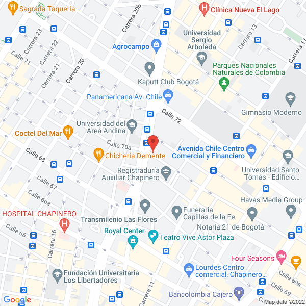 Map of Mejía López Estudio De Abogados S.A.S.
