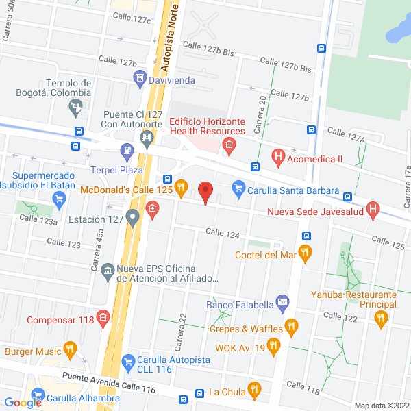 Map of Platino Grupo Empresarial S.A.