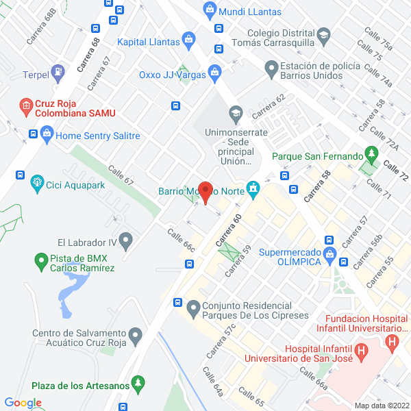 Mapa de Rayo Polyfilms S.A.S.