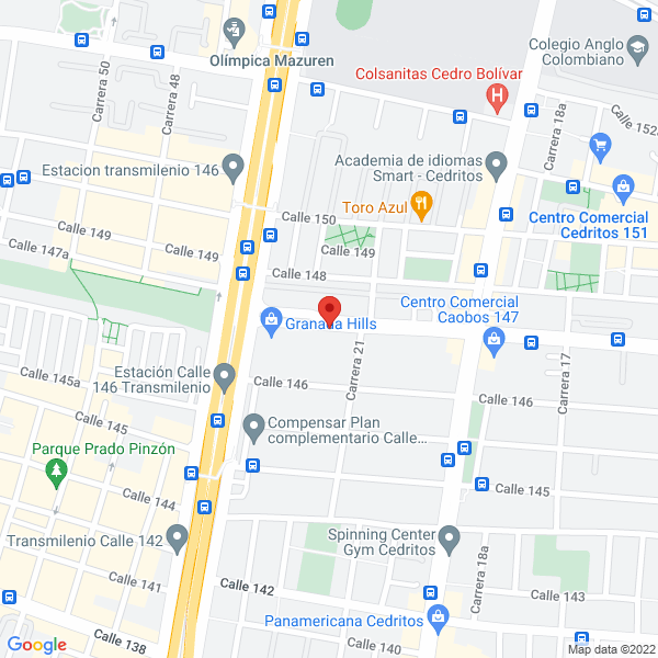 Mapa de Rcg Asesores S.A.S.