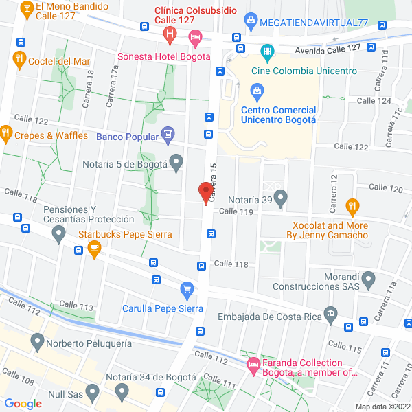 Mapa de Realizar Consultores Ltda