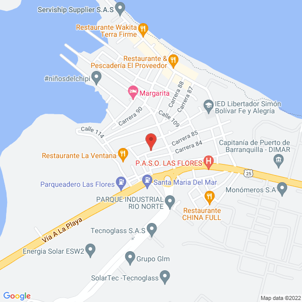 Map of Reciclajes Del Atlántico