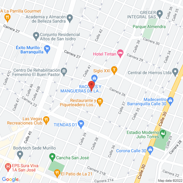 Map of Rectificadora De Motores Gonzalo Calderon