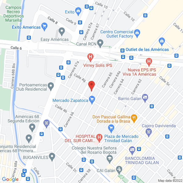 Mapa de Perfiglass Ltda.
