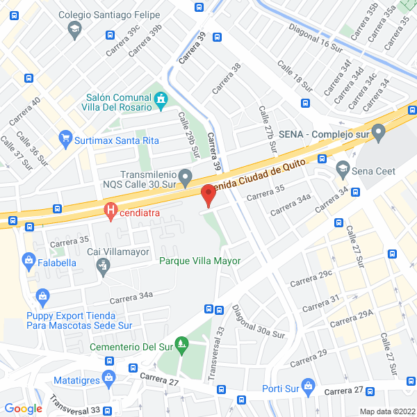 Map of Perifoneo Comercial