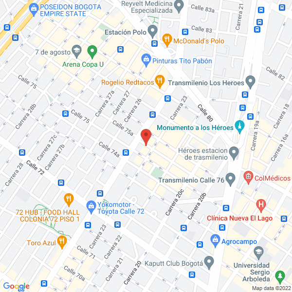 Map of Persianas Lorman