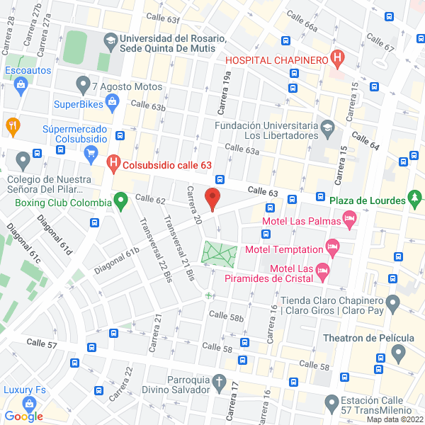 Map of Pertours Operaciones De México