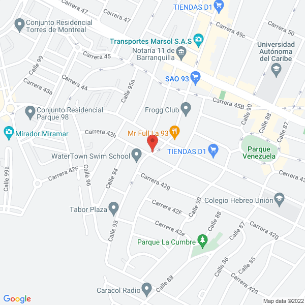 Map of Pescadito De Mar