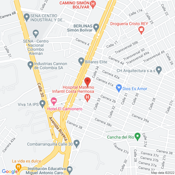 Map of Peluquería Adonai