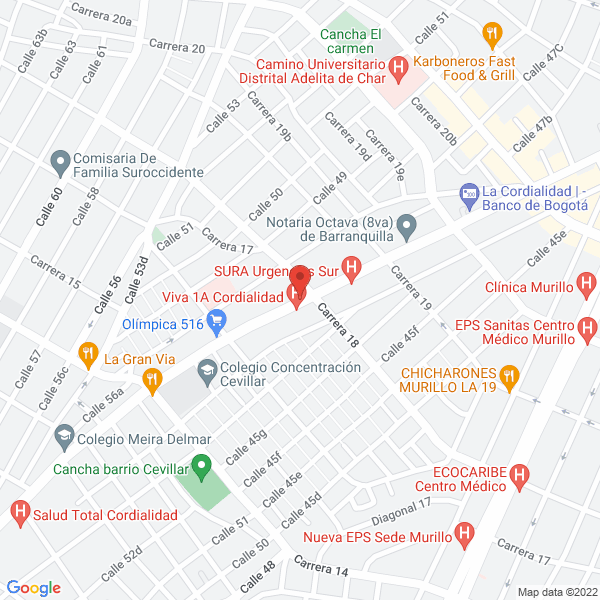 Map of Materiales La Cordialidad