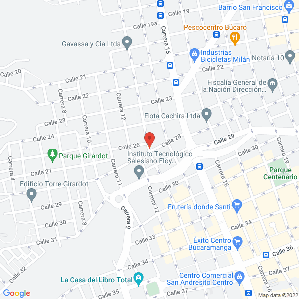 Map of Materiales Y Tejas