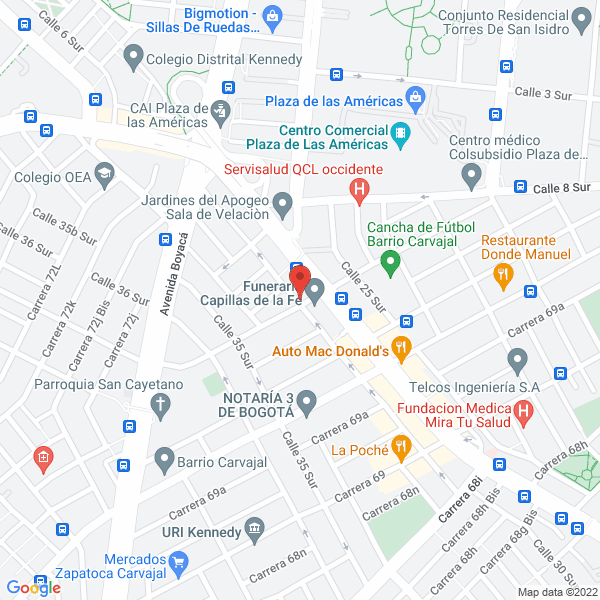 Map of Matyces S.A.S.
