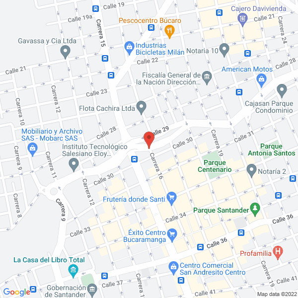 Map of Representaciones Ganaderas Ltda.