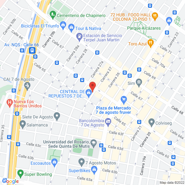 Mapa de Mundo Latas H & M Ltda.