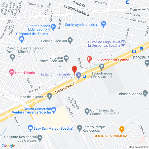 Map of Pisos Textiles S.A.