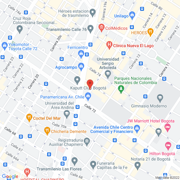 Map of Nasco S.A.